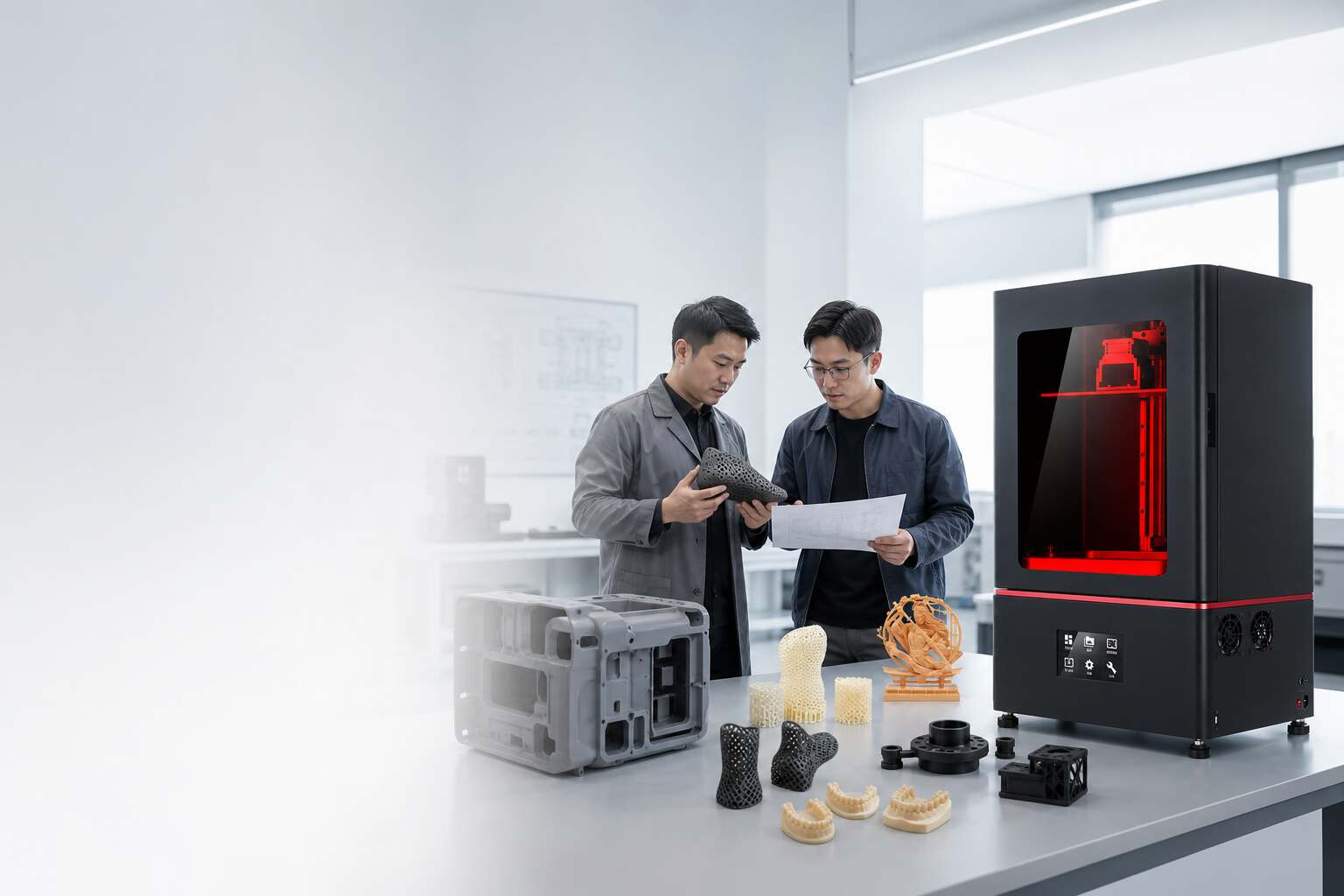 依迪姆工业级3D打印设备、工程样品与项目咨询场景