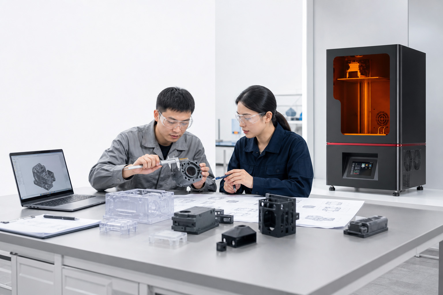 依迪姆3D打印设备方案咨询与工业样品展示