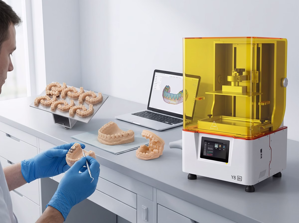 Dental models arranged for a professional digital dental workflow
