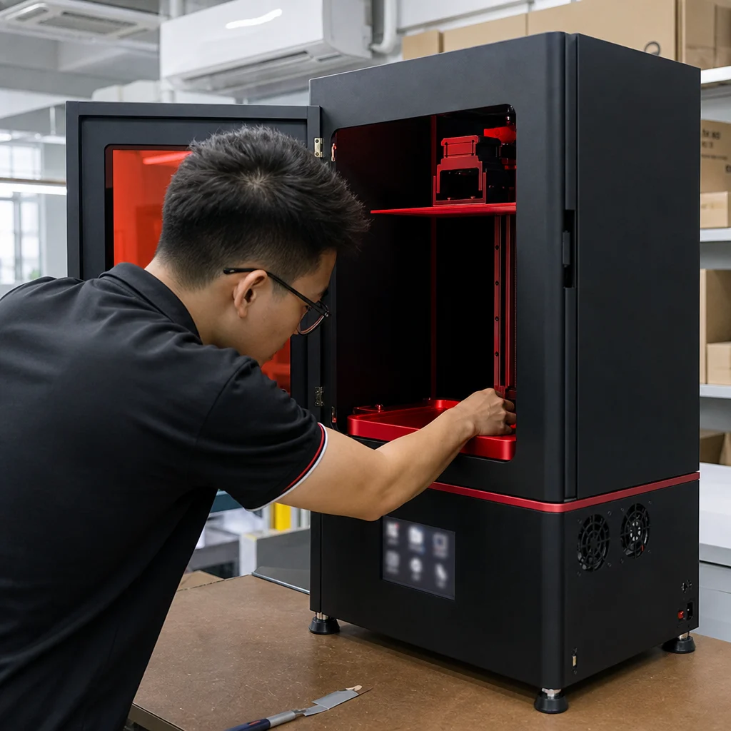 YIDIMU resin 3D printing functional verification workflow