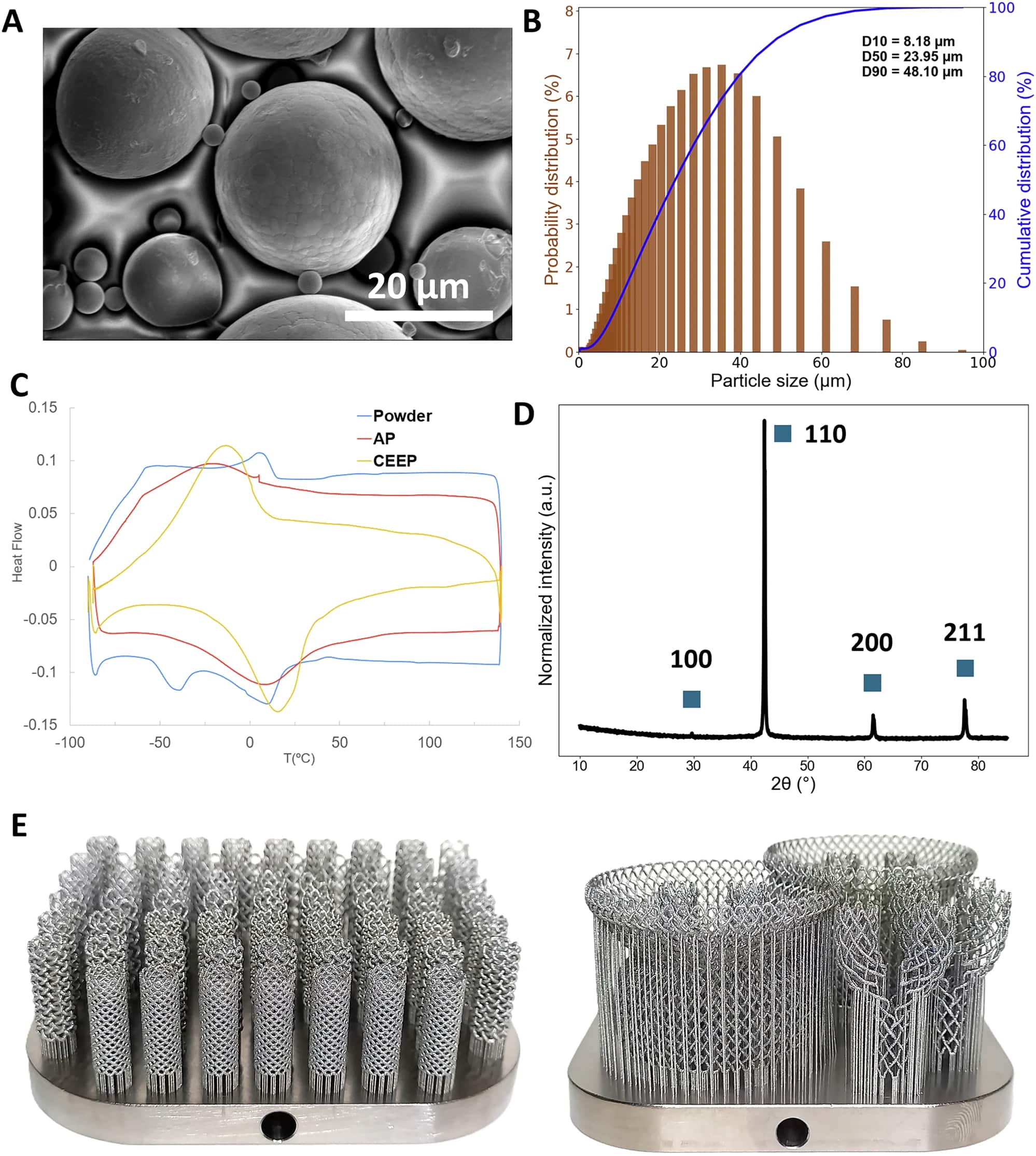 Research image related to personalized vascular device geometry and complex 3D-printed nitinol architectures