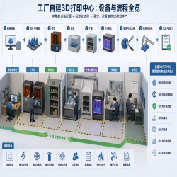 工厂自建3D打印中心，要提前准备哪些设备和流程