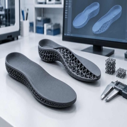 3D打印鞋垫的设计与制造：足型采集、晶格设计与工艺验证